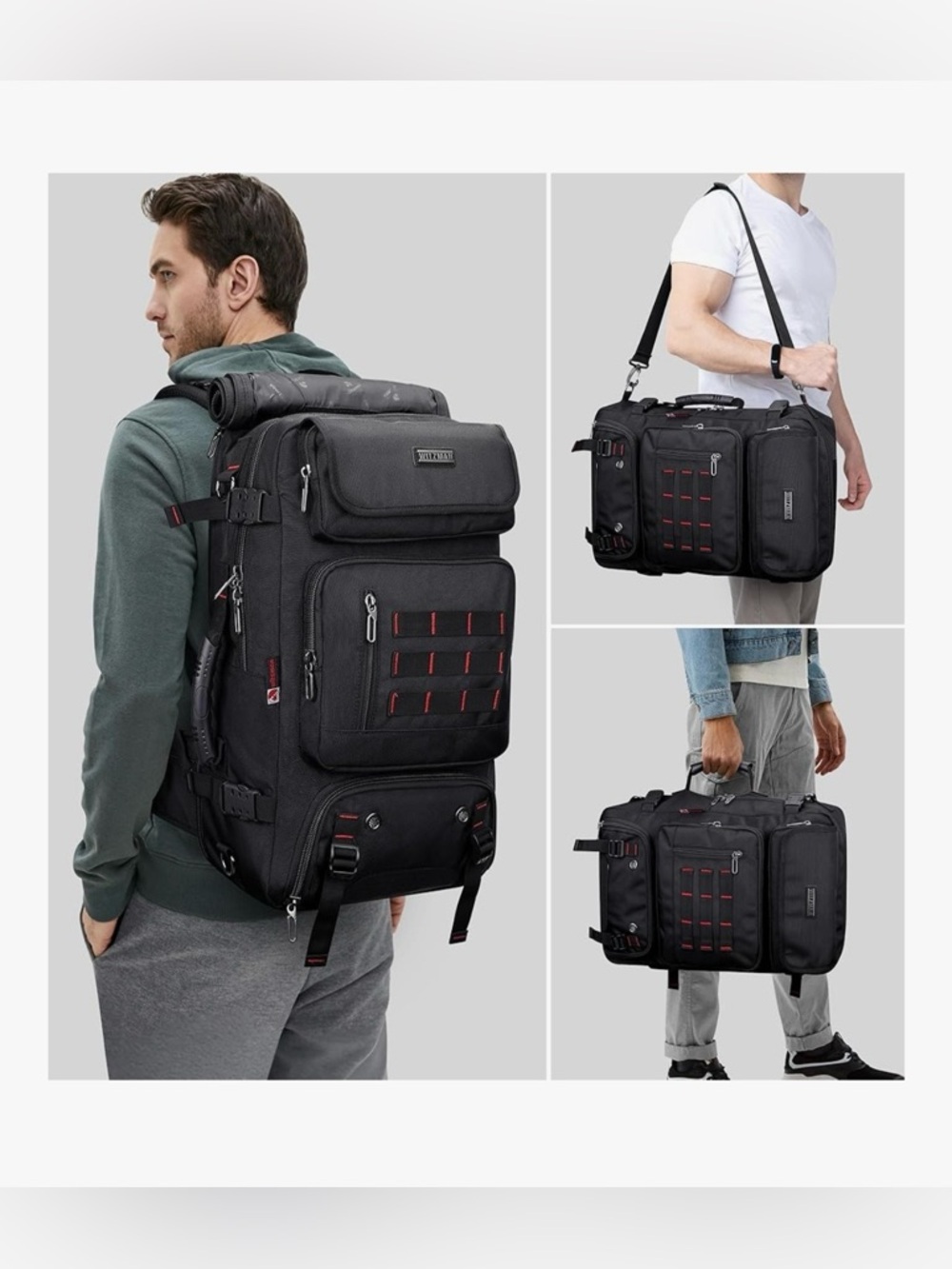 Witzman B682 Carry.-On Travel Backpack. - Picture 10 of 12